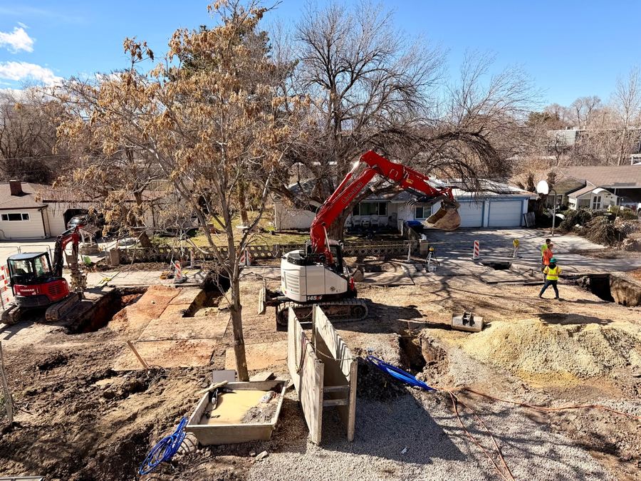 JNB Excavation crew working a Utah job site